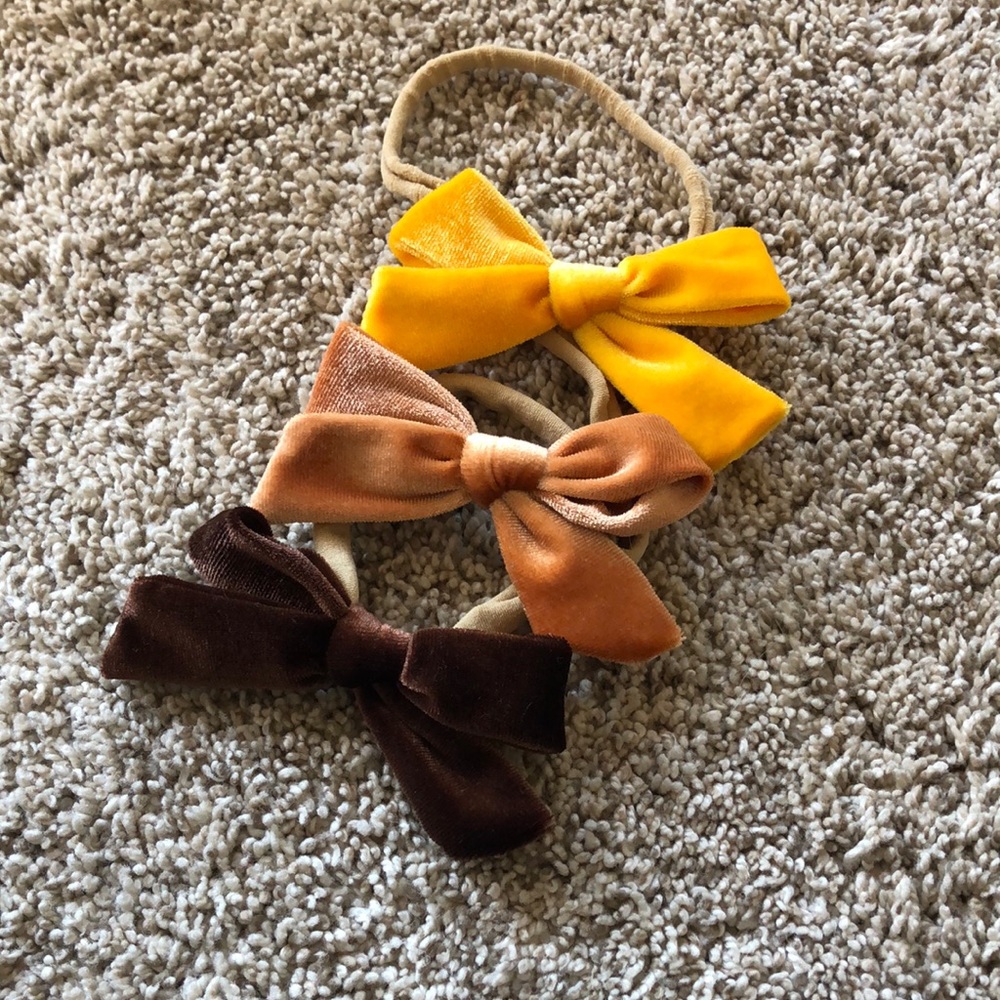 Baby Girl Headbands Set of 3! Brand New
